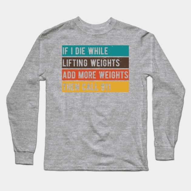 Weight Lifting fitness gym Long Sleeve T-Shirt by Gaming champion